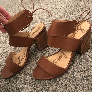 Sam Edelman Brown/Tan Block Heels